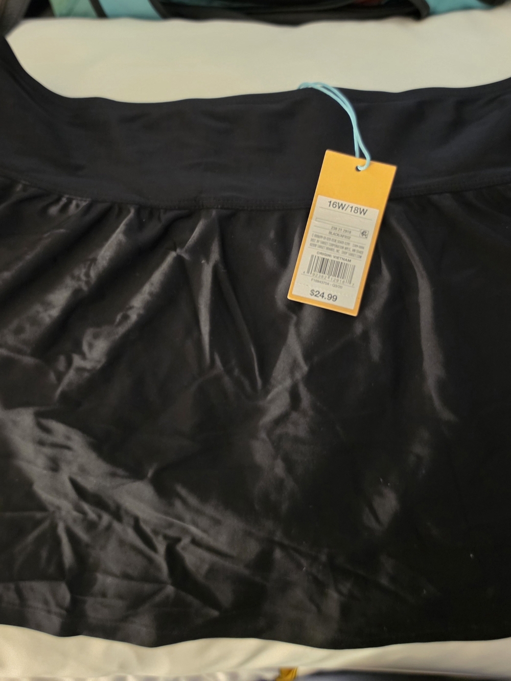 Kona Sol Black Swim Skirt with Tag